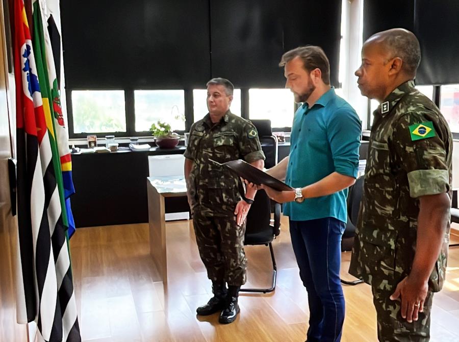 Rogério Cavalin toma posse como presidente da Junta Militar de Itupeva