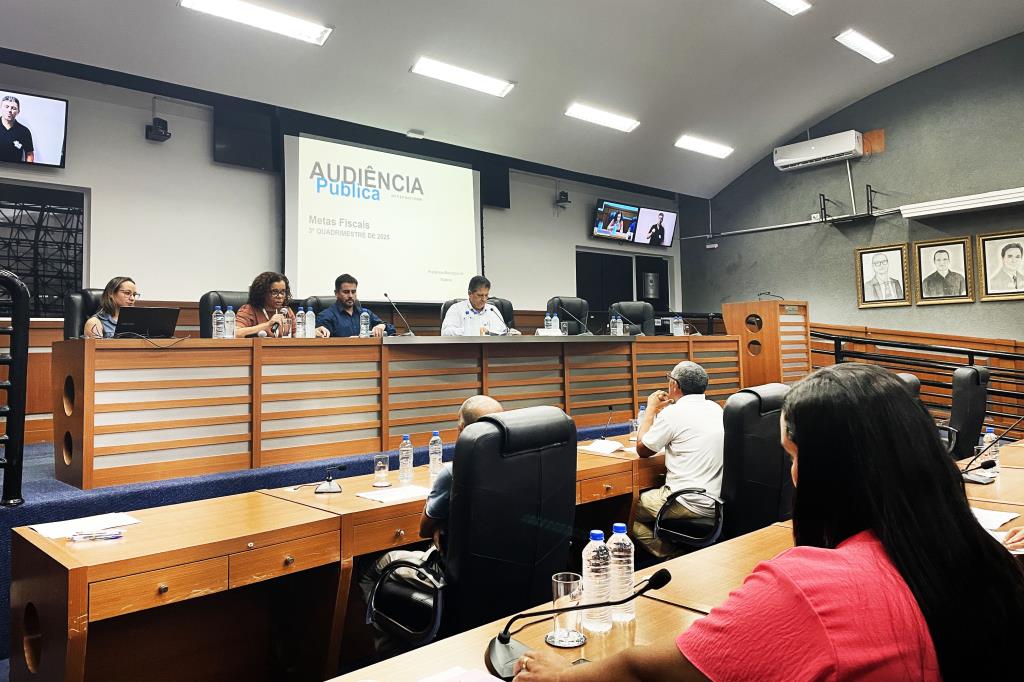 Prefeitura apresenta metas fiscais do 3º quadrimestre em audiência pública
