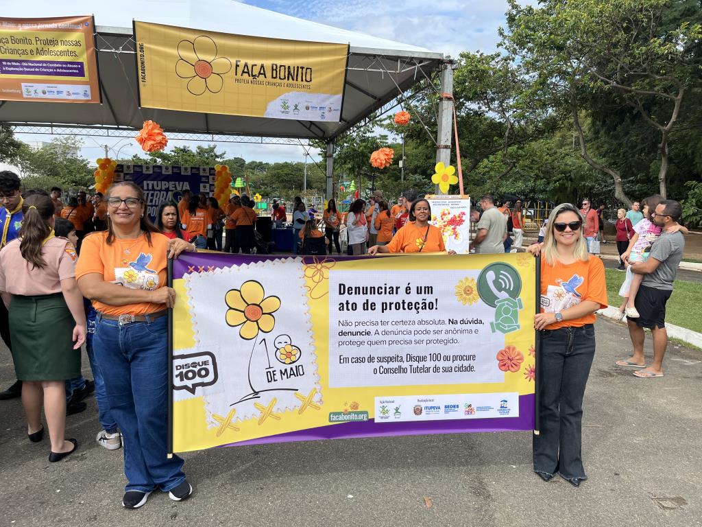 Prefeitura inicia última semana do Maio Laranja com evento de mobilização no Parque da Cidade