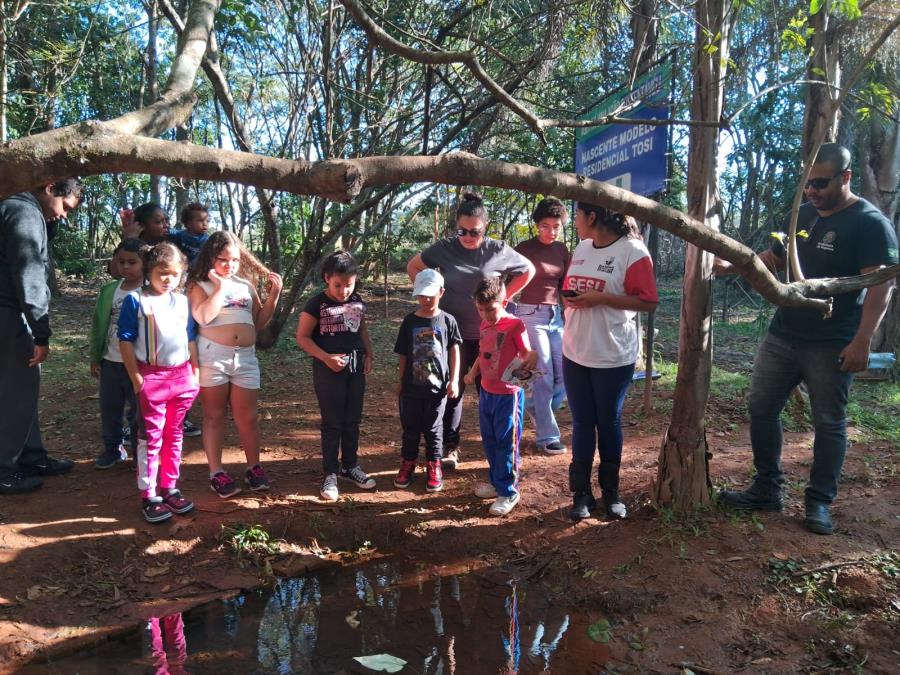 Mês do Meio Ambiente: jovens do CRAS Hortênsias visitam Parque da Mina e Nascente Modelo