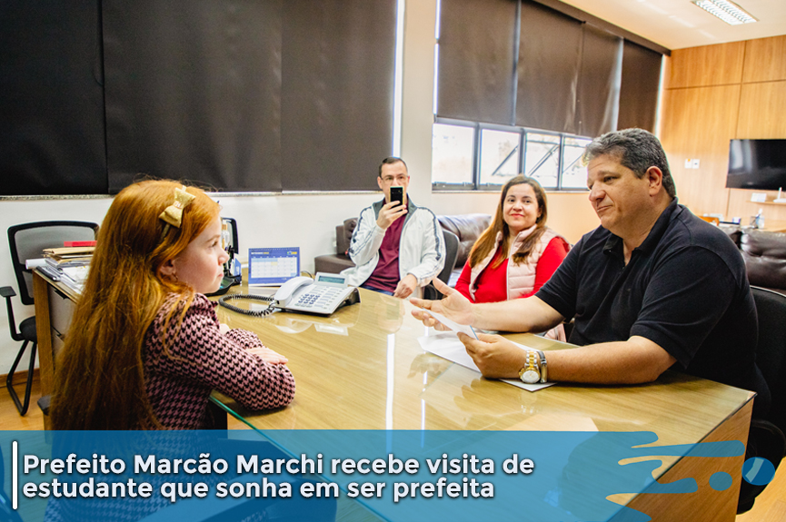 Estudante de 10 anos entrega sugestões de melhorias para cidade ao prefeito