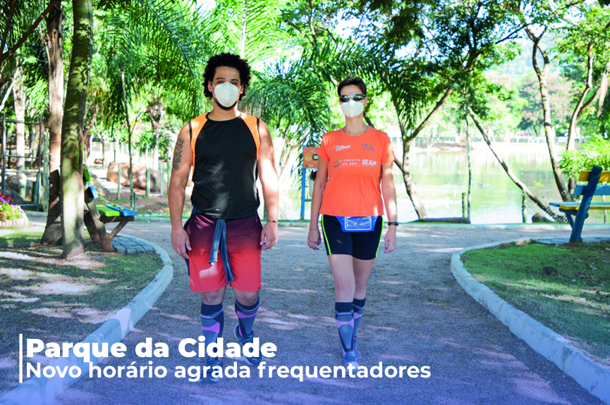 Parque da Cidade funciona das 6 às 18h e agrada quem pratica esportes ao ar livre