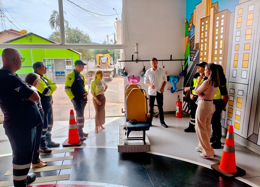 Itupeva recebe comitiva de Monte Mor para apresentar ações de educação no trânsito