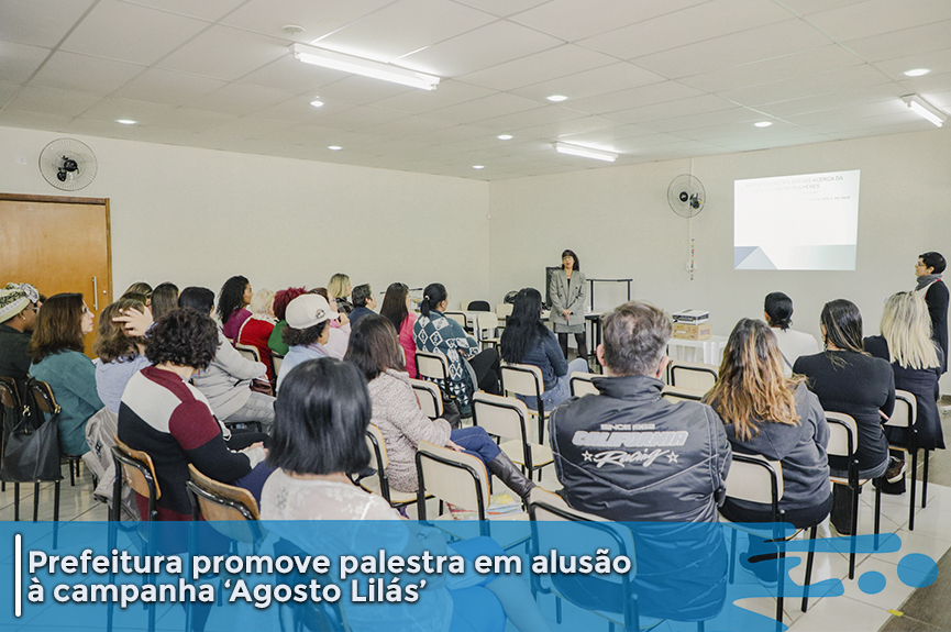 Palestra sobre ‘Violência contra a Mulher’ é realizada no Centro de Convivência do Idoso