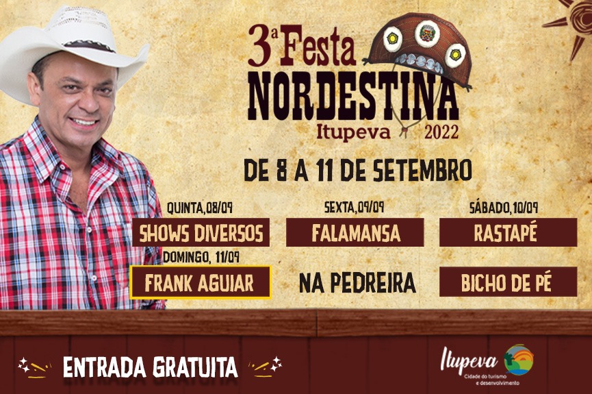 Festa Nordestina: quatro dias de música, gastronomia e diversão para toda família