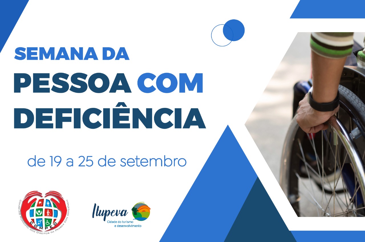 Vem aí ‘Semana da Pessoa com Deficiência’; confira a programação completa