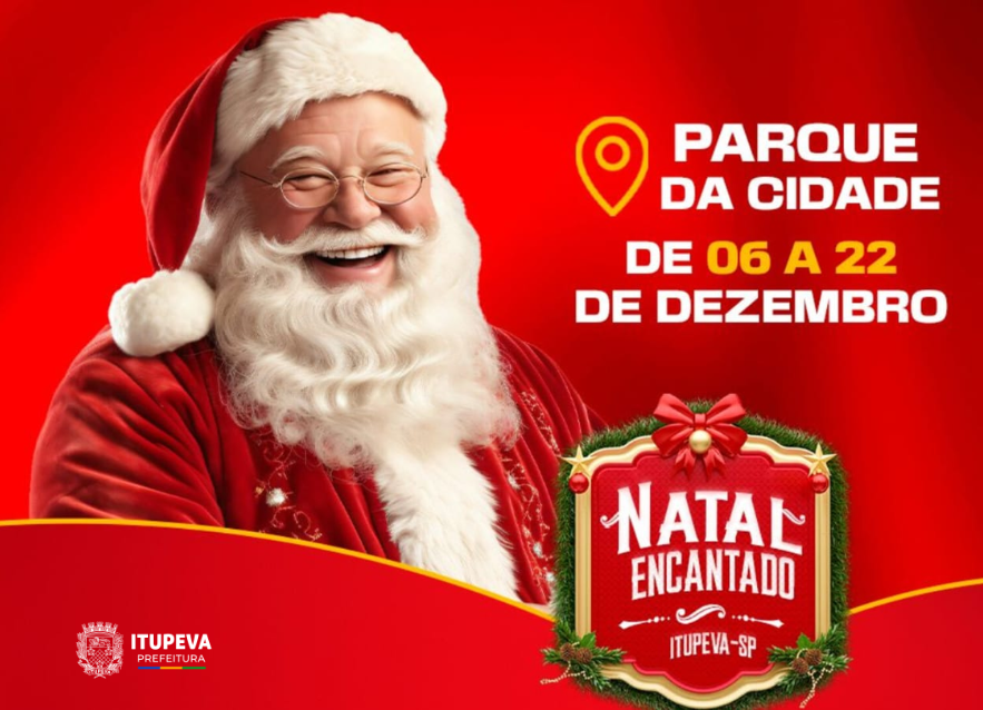 Natal Encantado: Confira a programação completa com chegada do Papai Noel na sexta, 6