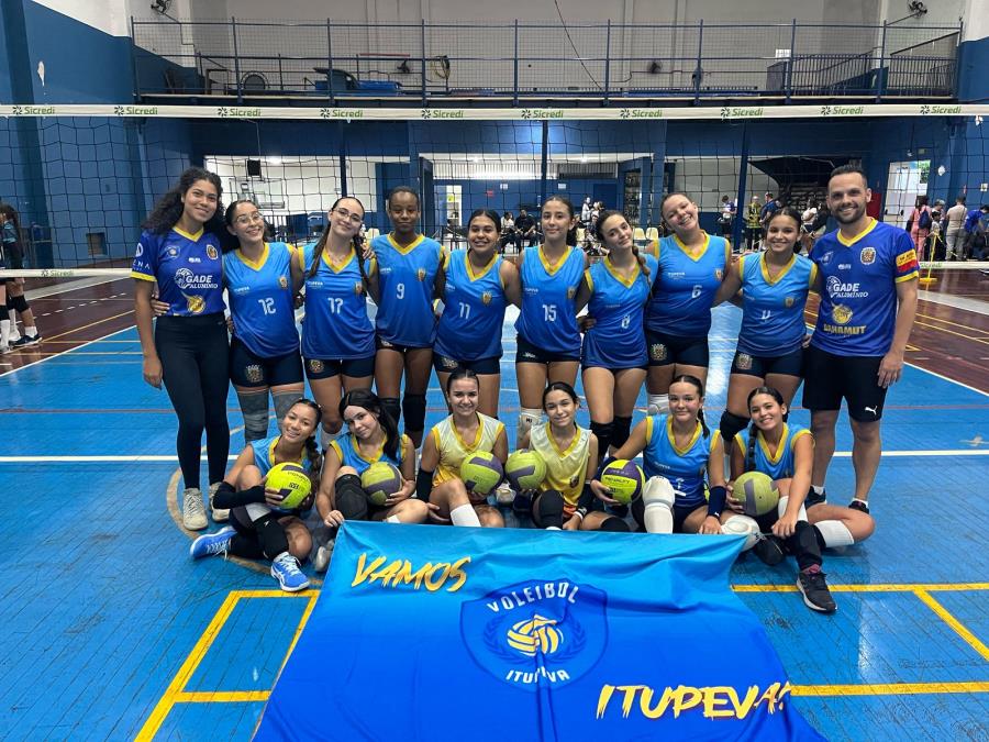 Voleibol de Itupeva teve rodada tripla na Associação Vinhedo