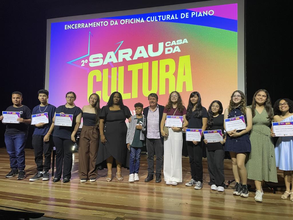 Prefeitura realiza 2ª edição do Sarau de Oficinas da Casa da Cultura