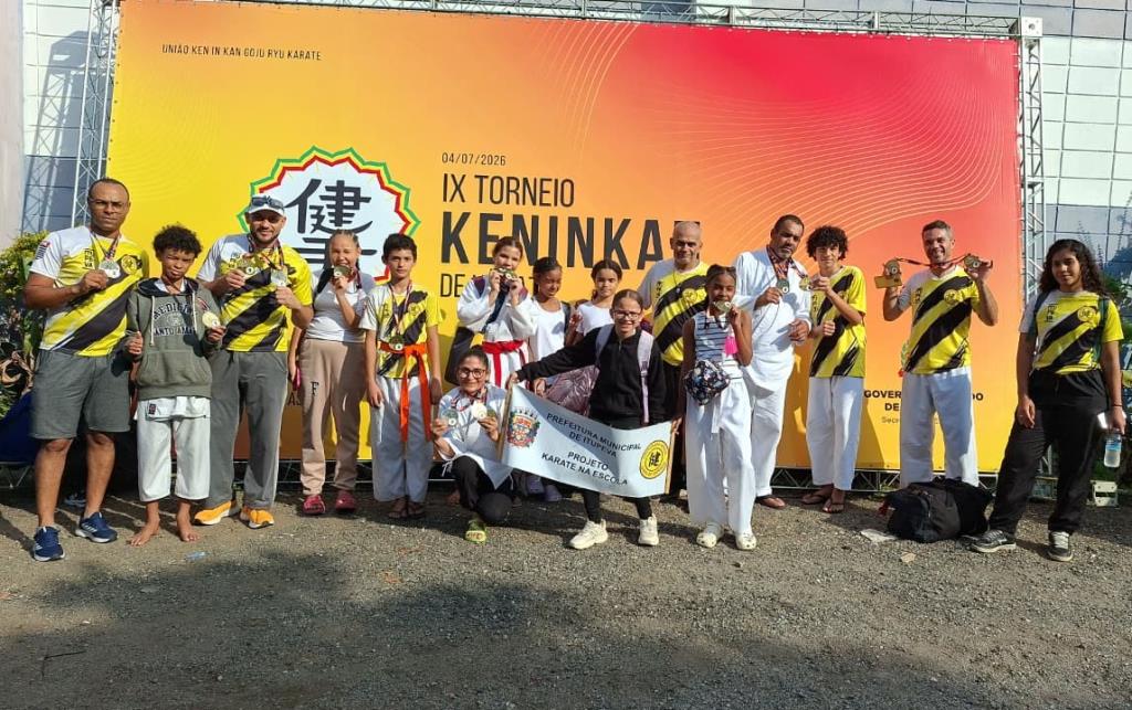 Projeto Karatê na Escola conquista 15 medalhas no IX Torneio Ken in Kan de Karatê