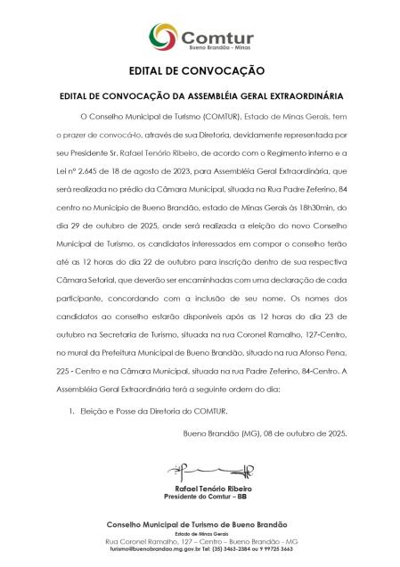 CONSELHO MUNICIPAL DE TURISMO (COMTUR)