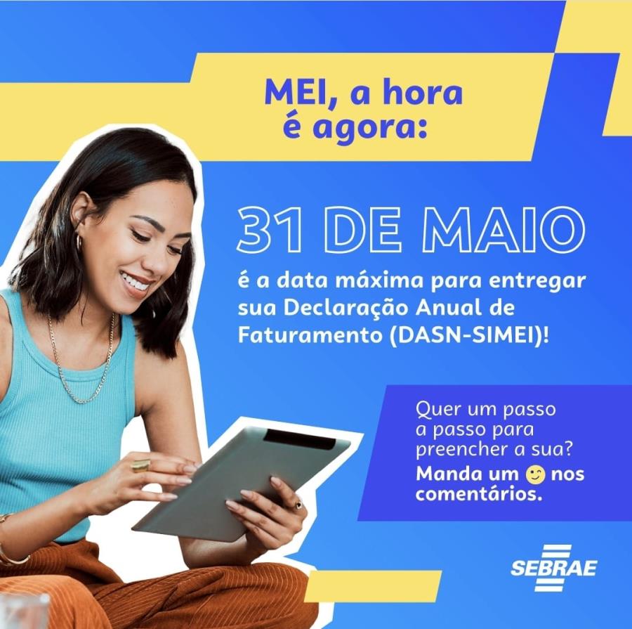 Prezado (a), Contribuinte MEI, Atenção! - O prazo para entrega da Declaração de Imposto de Renda está acabando.