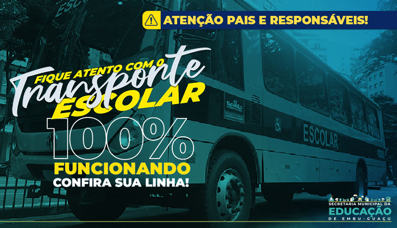 Nossos ônibus escolar 100% funcionando!
