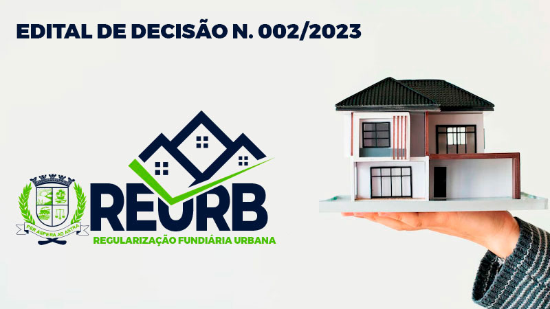 REURB | EDITAL DE DECISÃO N. 002/2023