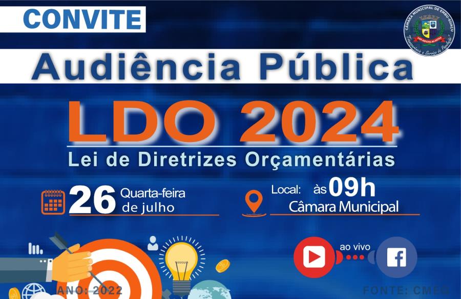 AUDIÊNCIA PÚBLICA - LDO 2024