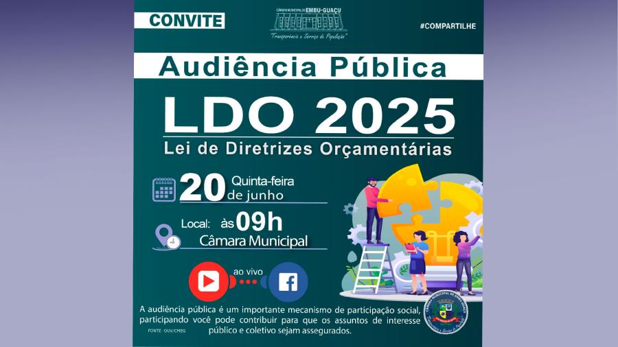 AUDIÊNCIA PÚBLICA - LDO 2025