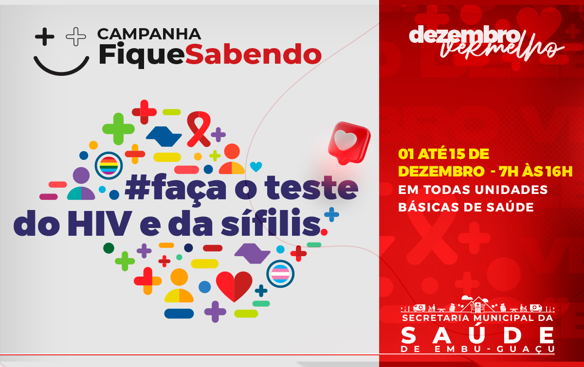 CAMPANHA DE TESTAGEM DE HIV E SÍFILIS - FIQUE SABENDO 2023 - Prefeitura ...