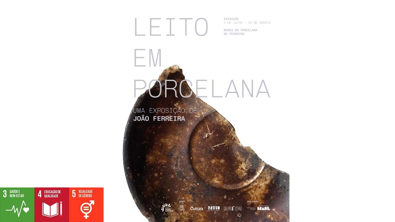 João Ferreira transforma resíduos industriais em arte na exposição “Leito em Porcelana” no Museu da Porcelana de Pedreira
