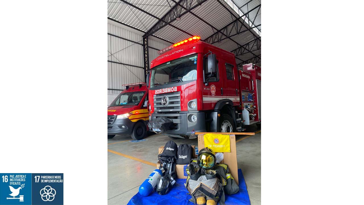 Corpo de Bombeiros de Pedreira recebe novos equipamentos do Governo do Estado