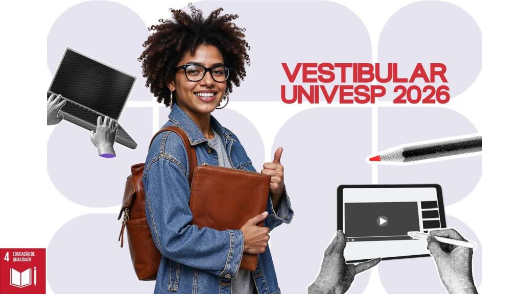 Inscrições do Vestibular UNIVESP 2026 são prorrogadas até domingo, 15 de março
