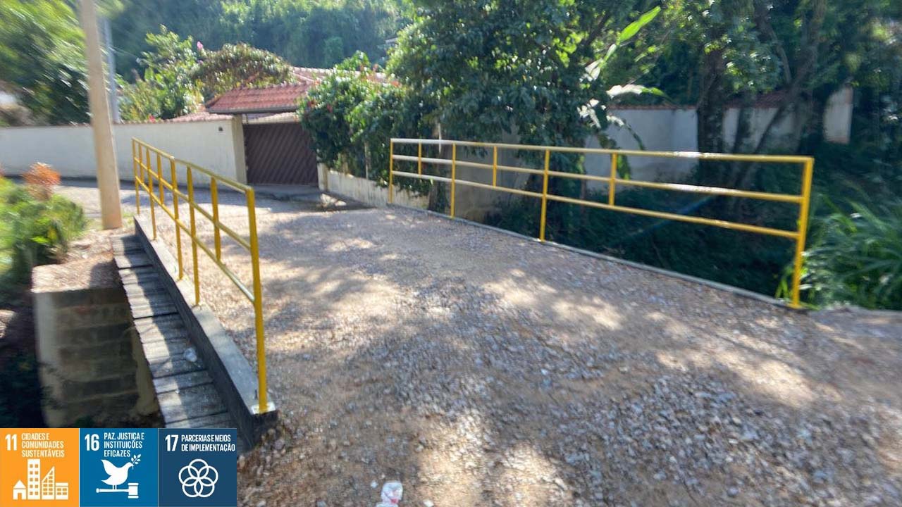 Prefeitura de Pedreira conclui reforma de Ponte localizada na Rua José Marcon