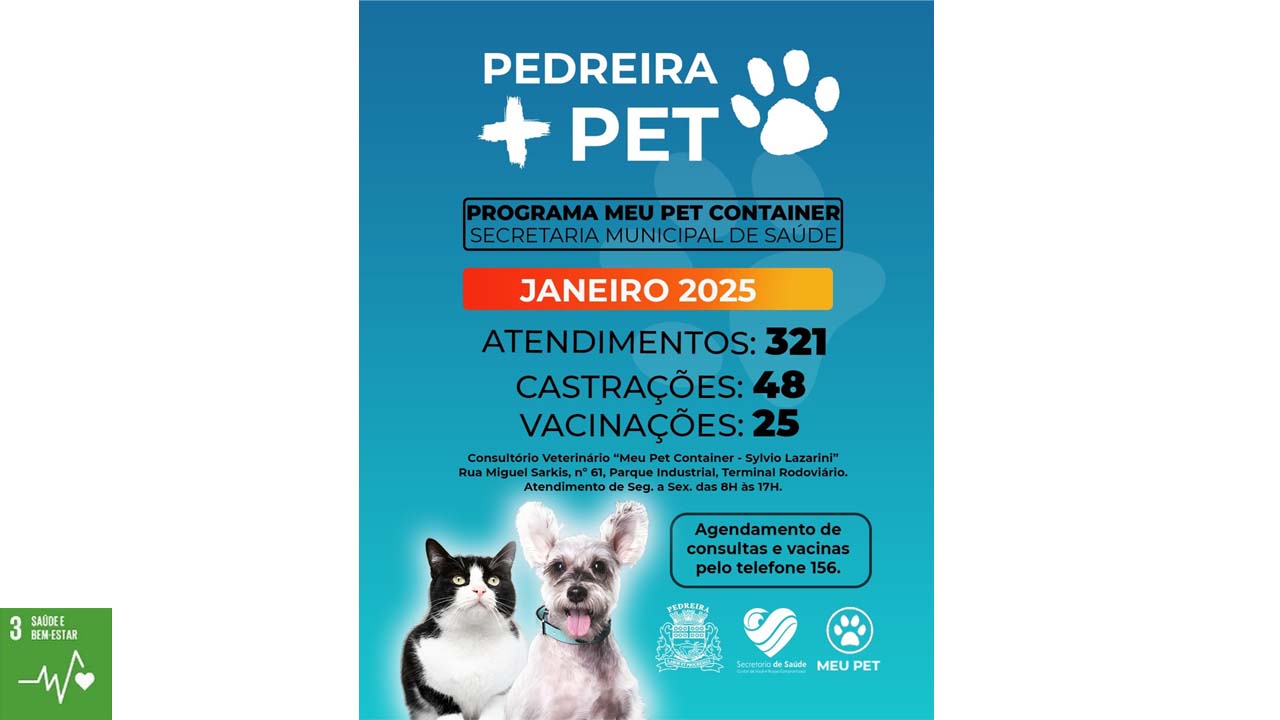 "Meu Pet Container" de Pedreira oferece um olhar humanitário para os pets da cidade