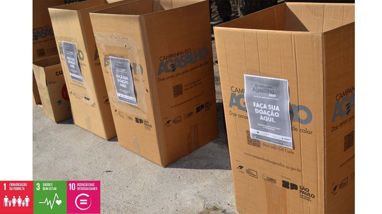 Realize sua doação para a Campanha do Agasalho 2025