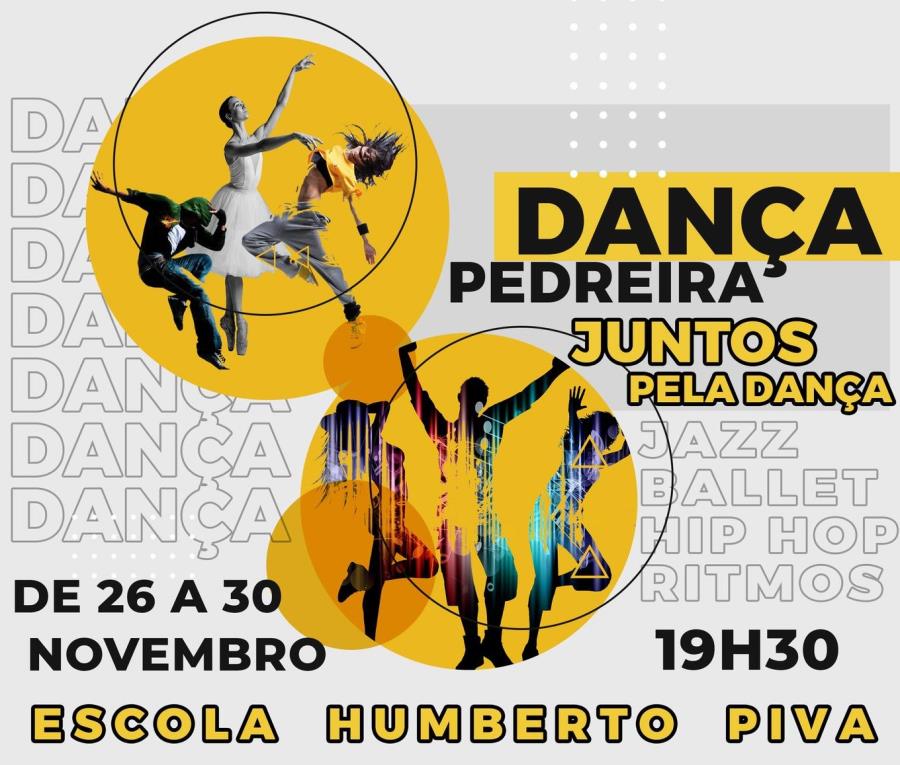 Secretaria de Cultura promove o "Dança Pedreira - Juntos Pela Dança" na Quadra de Esportes da Escola Humberto Piva
