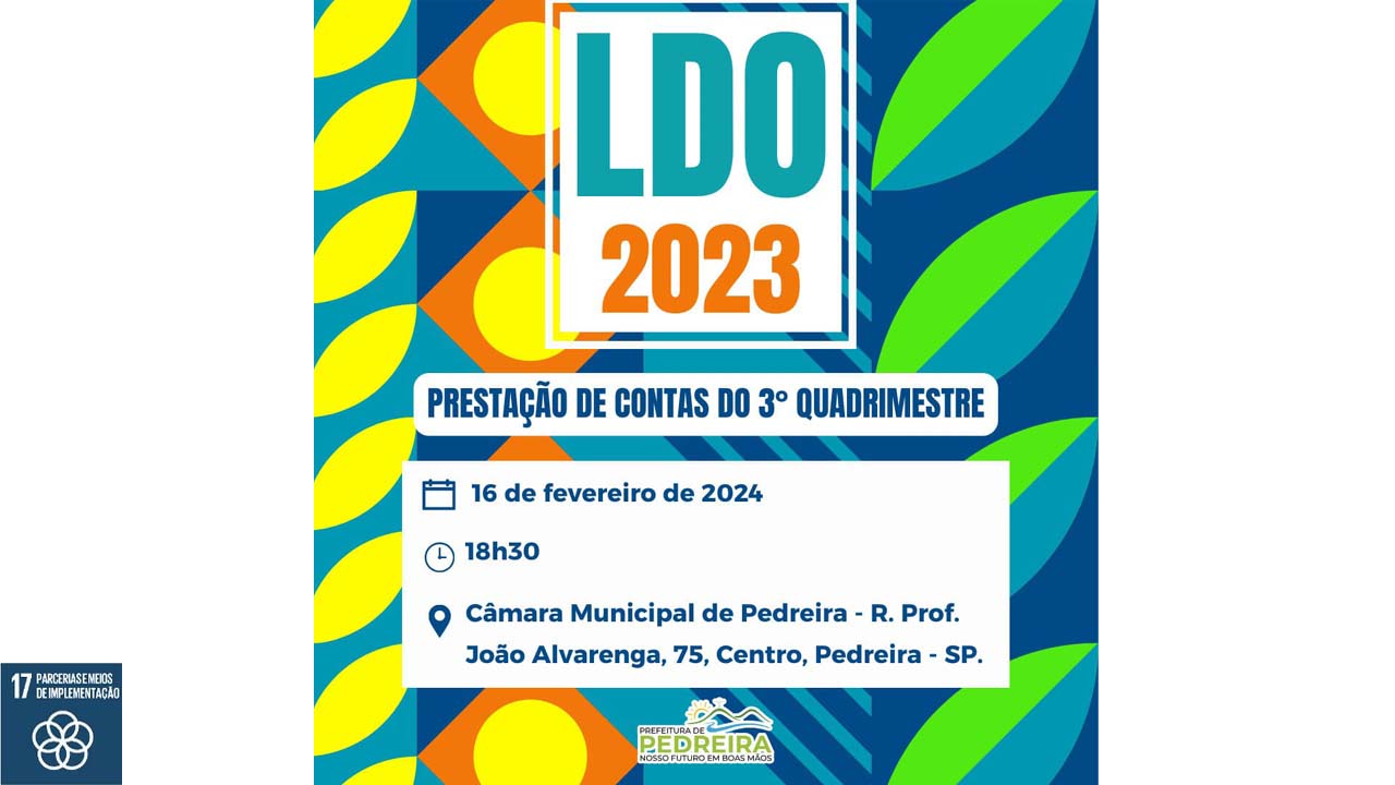 Planejamento Prefeitura De Pedreira 7083