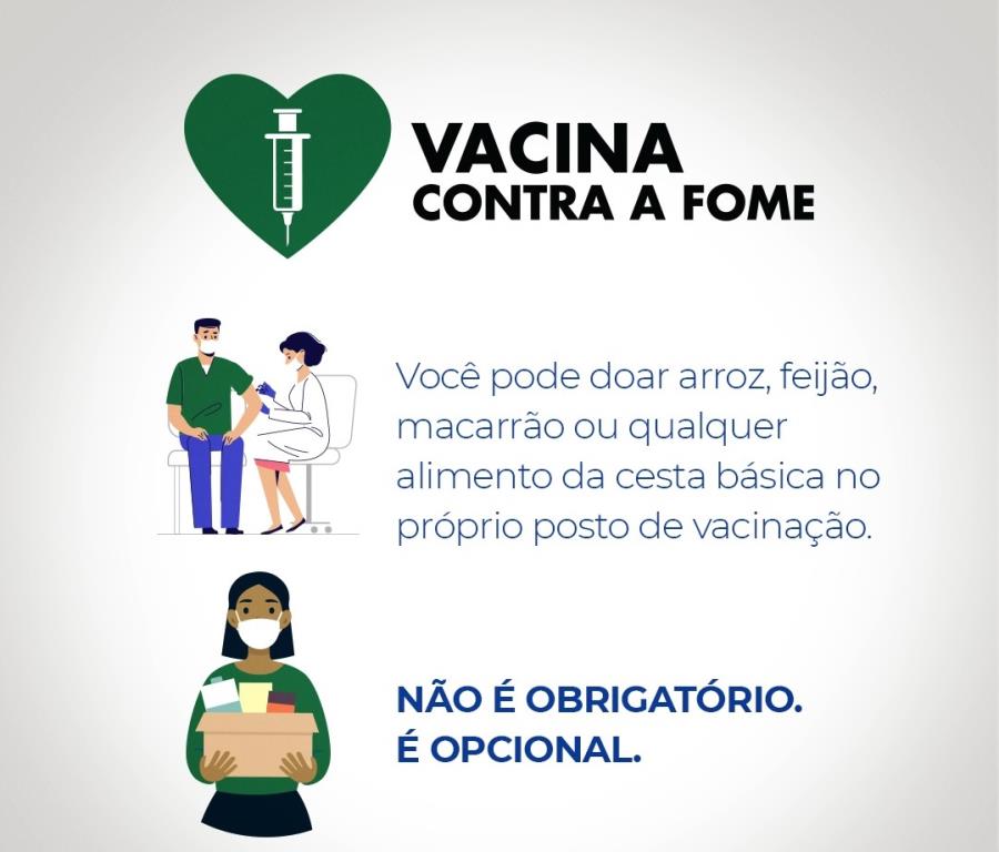 Fundo Social de Pedreira lança campanha “Vacina Contra a Fome”