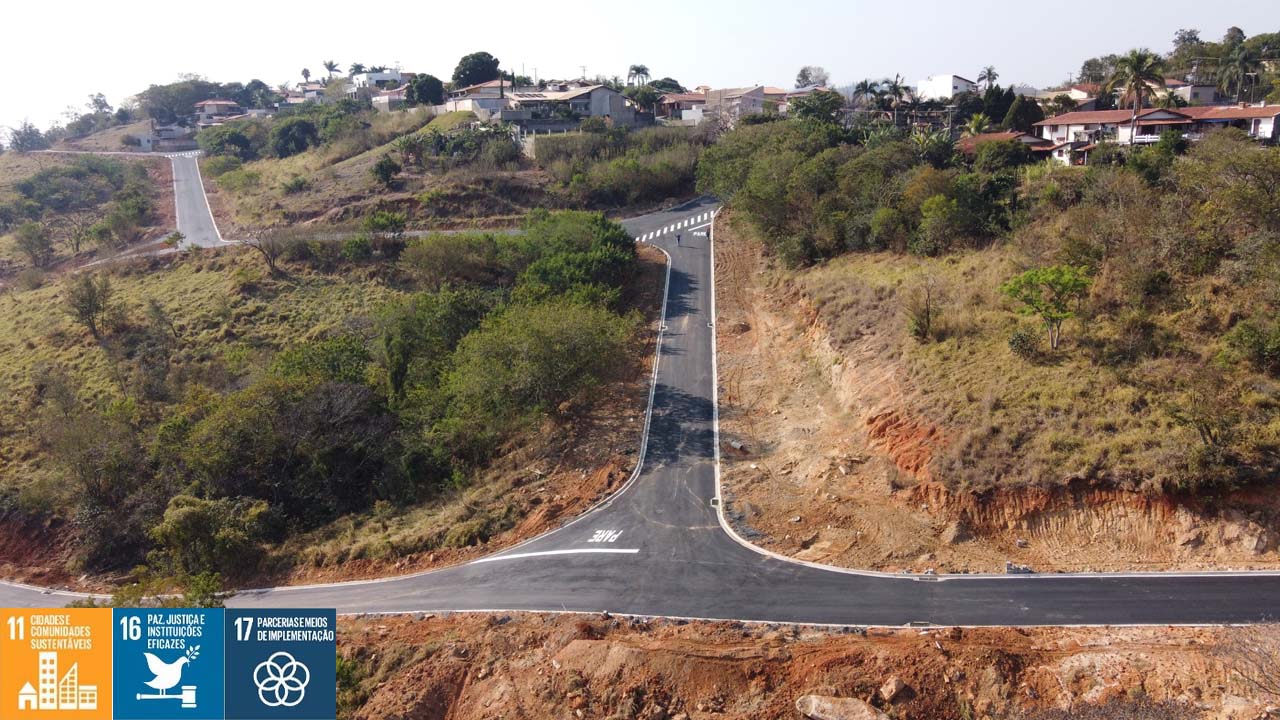 Ruas do bairro Altos de Santa Clara receberam Pavimentação Asfáltica e Sinalização de Trânsito
