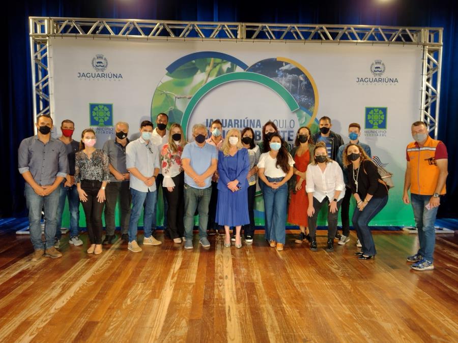 Técnicos de Pedreira participaram de capacitação sobre o Programa Município VerdeAzul em Jaguariúna