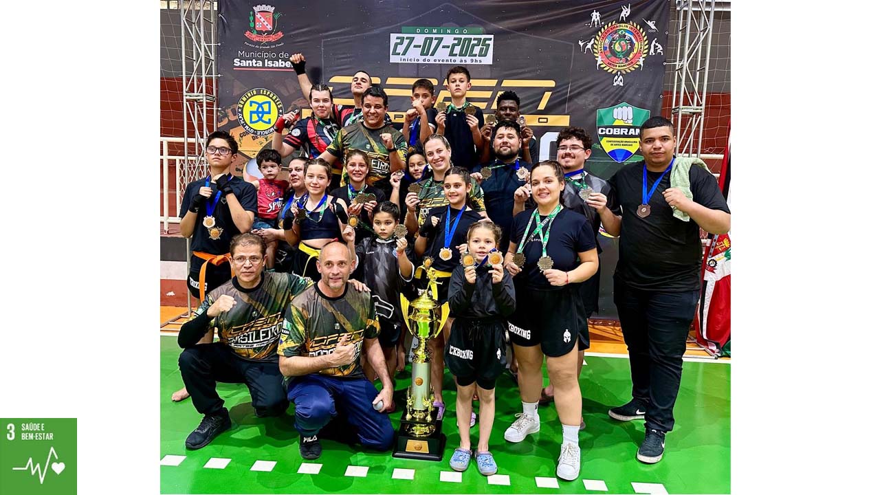 Atletas de Pedreira estiveram disputando o Campeonato Brasileiro Open de Kick Boxing
