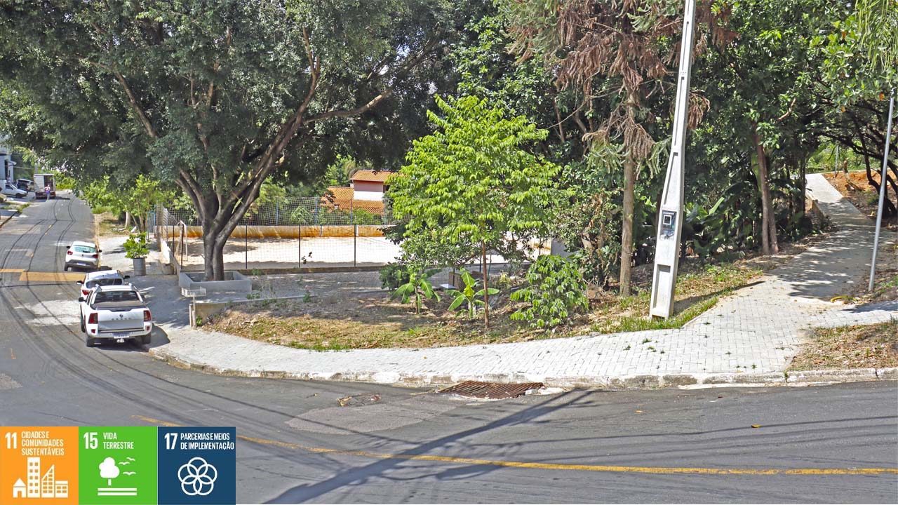 Prefeitura de Pedreira está construindo uma nova Praça na Rua Alex Carrel no bairro Jardim Andrade