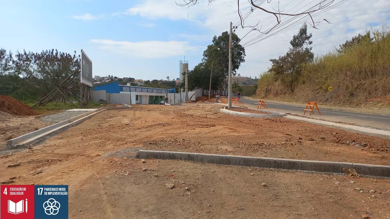 Nova “Creche” na Estrada Municipal Hamilton Bernardes está em fase final de construção