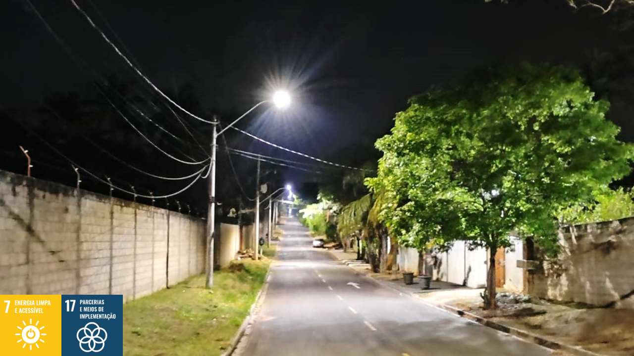 Jardim Panorama, Vale Verde I e II ganham lâmpadas de LED na Iluminação Pública