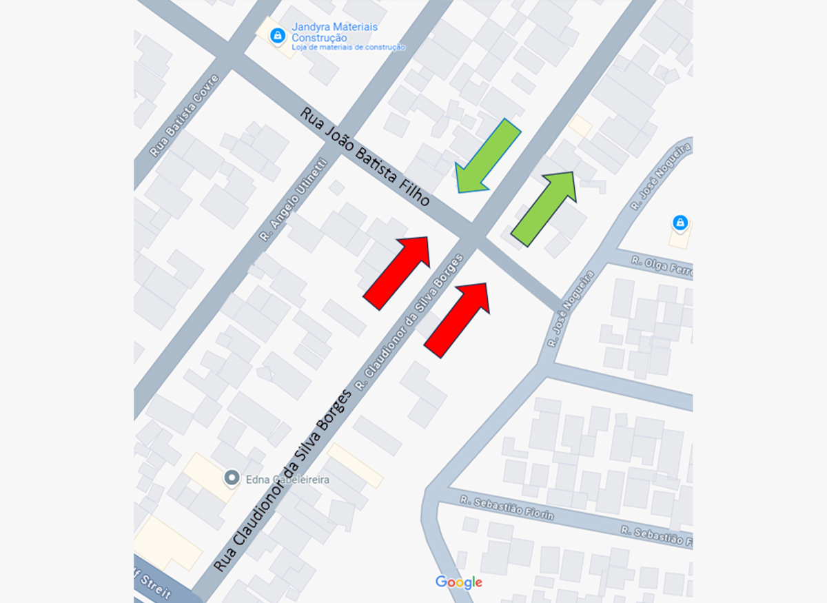 Rua do Jardim Jandyra passa a ter trecho com sentido único de direção a partir desta terça