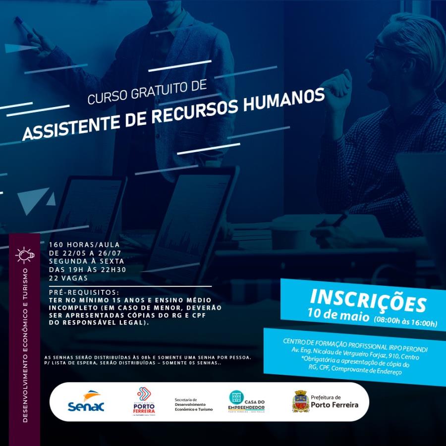 Curso de Formação em Recursos Humanos Gratuito