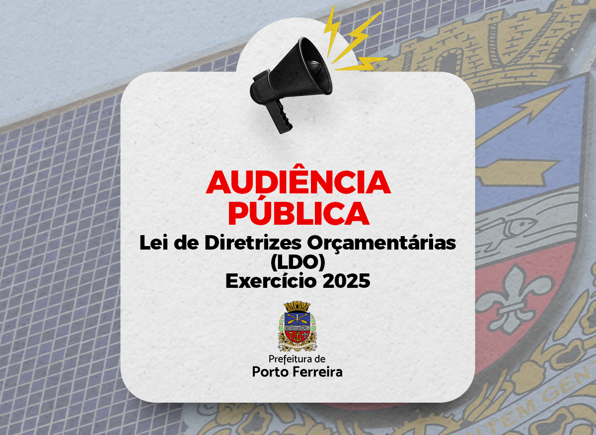 Audiência pública sobre a Lei de Diretrizes Orçamentárias será nesta quinta-feira (11.04)