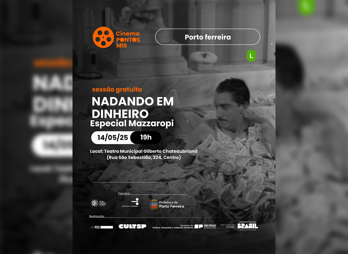 Secretaria de Cultura exibe mais um clássico de Mazzaropi no Pontos MIS desta semana