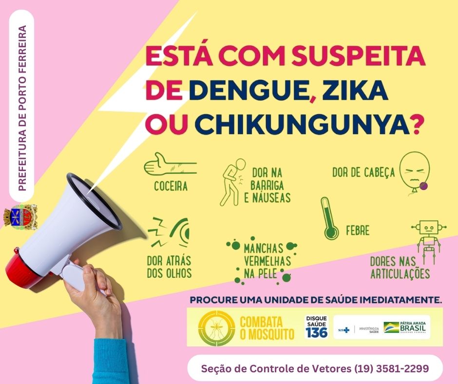 Porto Ferreira chega aos 990 casos de dengue em 2024; suspeitas são 189