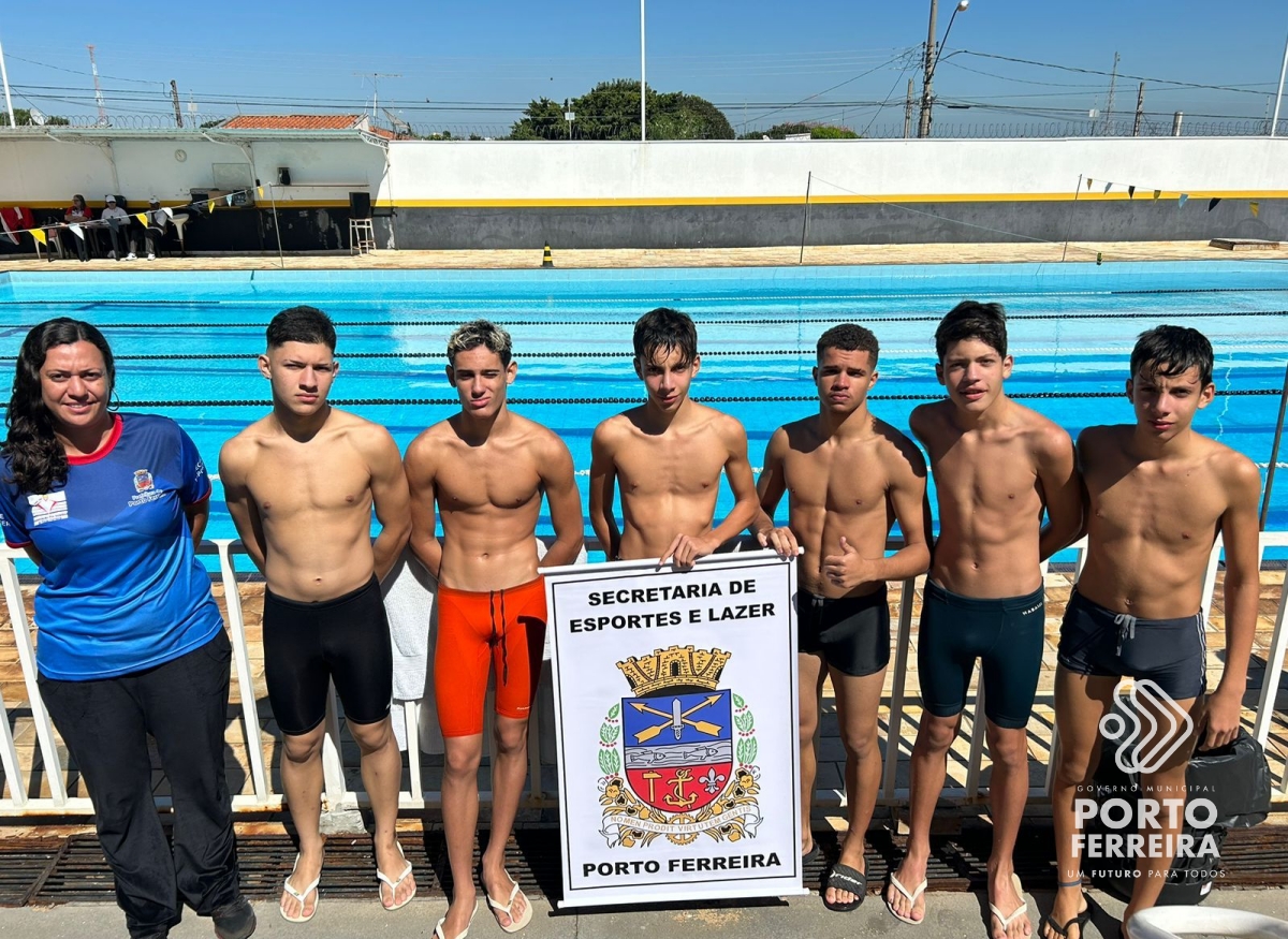 Atletas de Porto Ferreira brilham na natação nos 39º Jogos Abertos da Juventude
