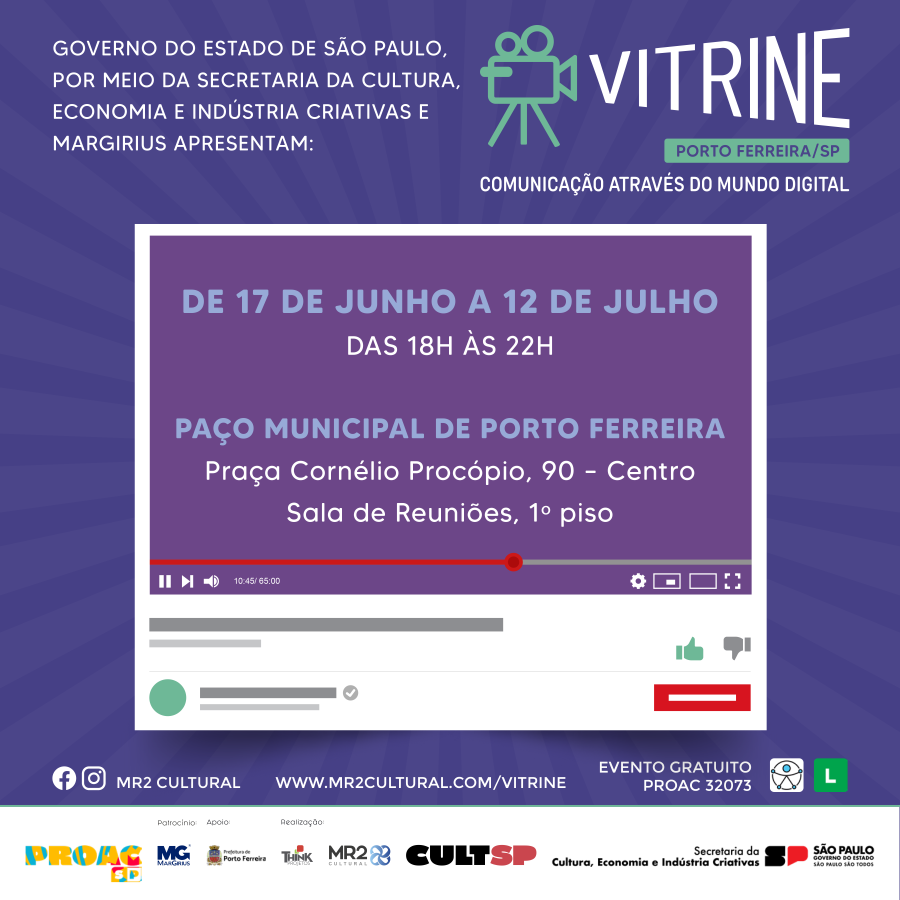 Oficinas gratuitas de produção audiovisual para jovens continuam com inscrições abertas