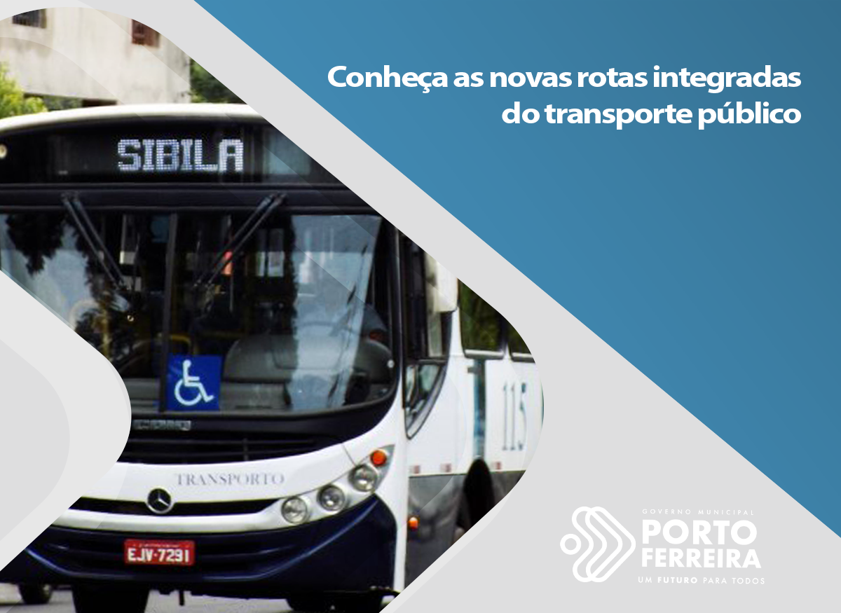 Conheça as novas rotas integradas do transporte público que começam a funcionar dia 17 de outubro
