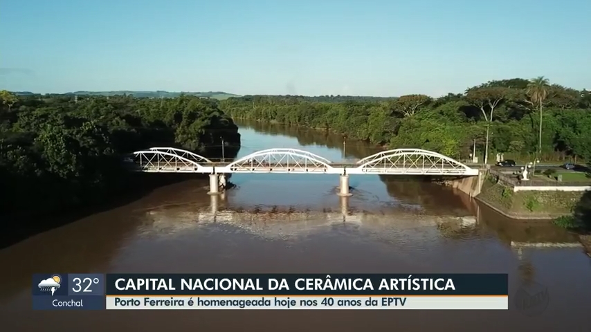 EPTV 40 Anos: Porto Ferreira é a capital nacional da cerâmica