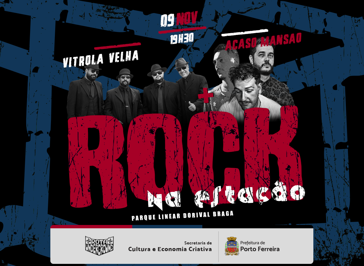 Edição de novembro do Rock na Estação traz Vitrola Velha e acaso mansão