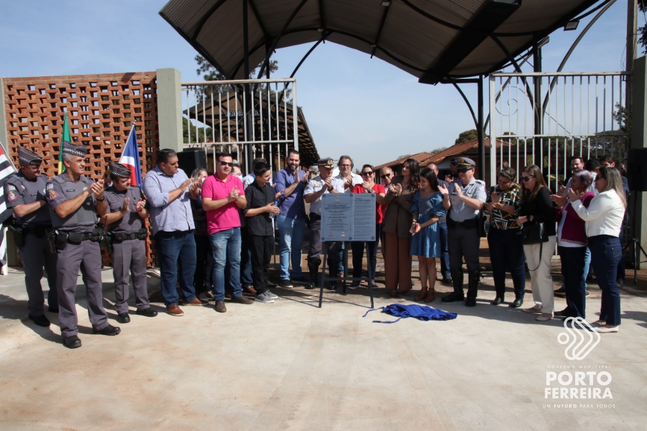 Aniversário de Porto Ferreira: Rotatória Coronel Márcio Rogério Simplício é inaugurada