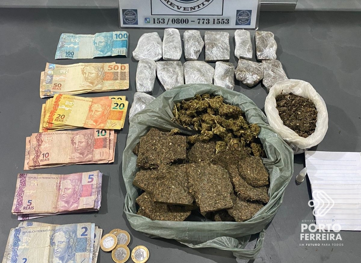 GCM de Porto Ferreira apreende menor suspeito de tráfico de drogas
