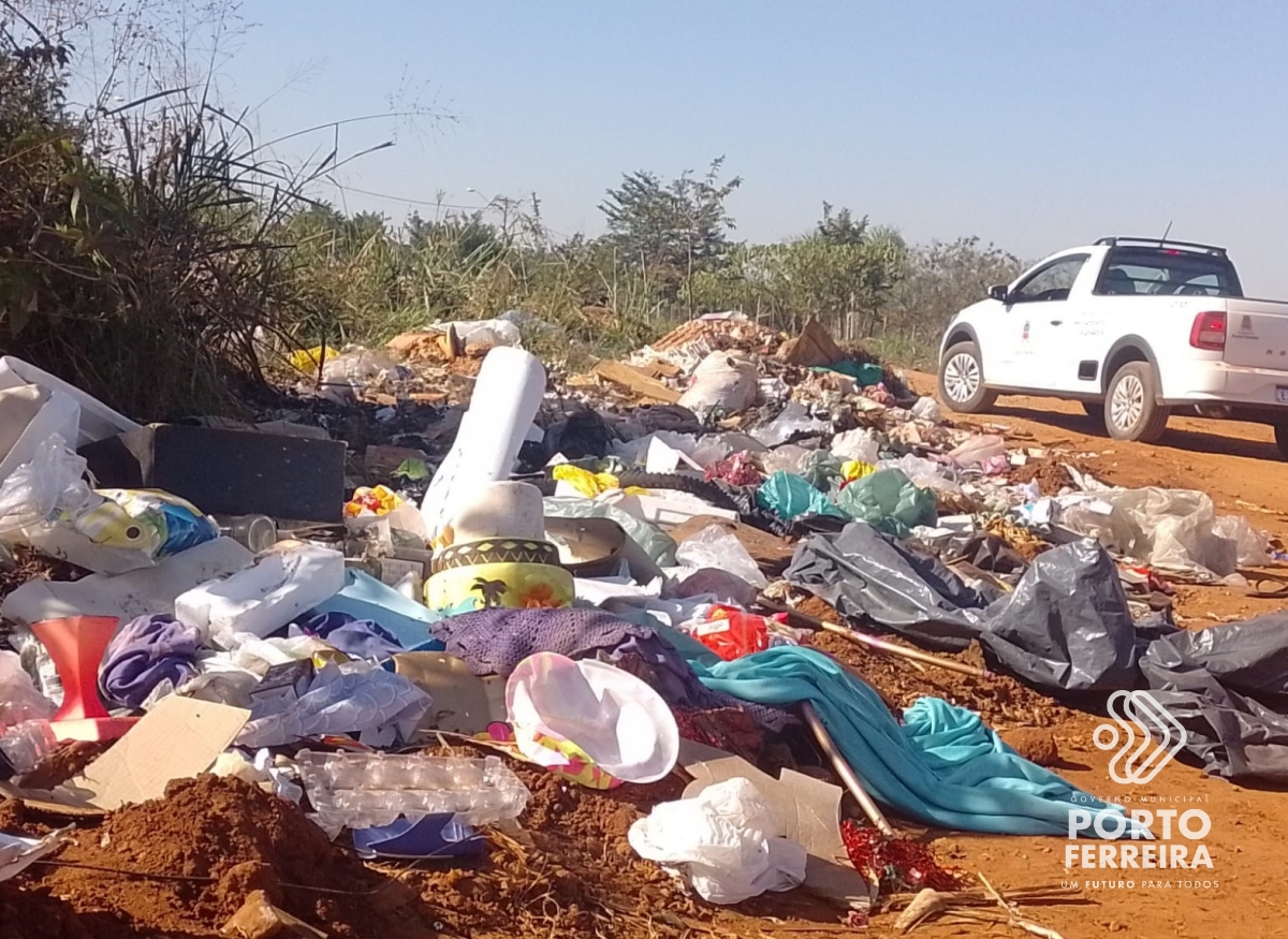 Porto Ferreira intensifica fiscalização para flagrar descartes irregulares de resíduos: veja como denunciar