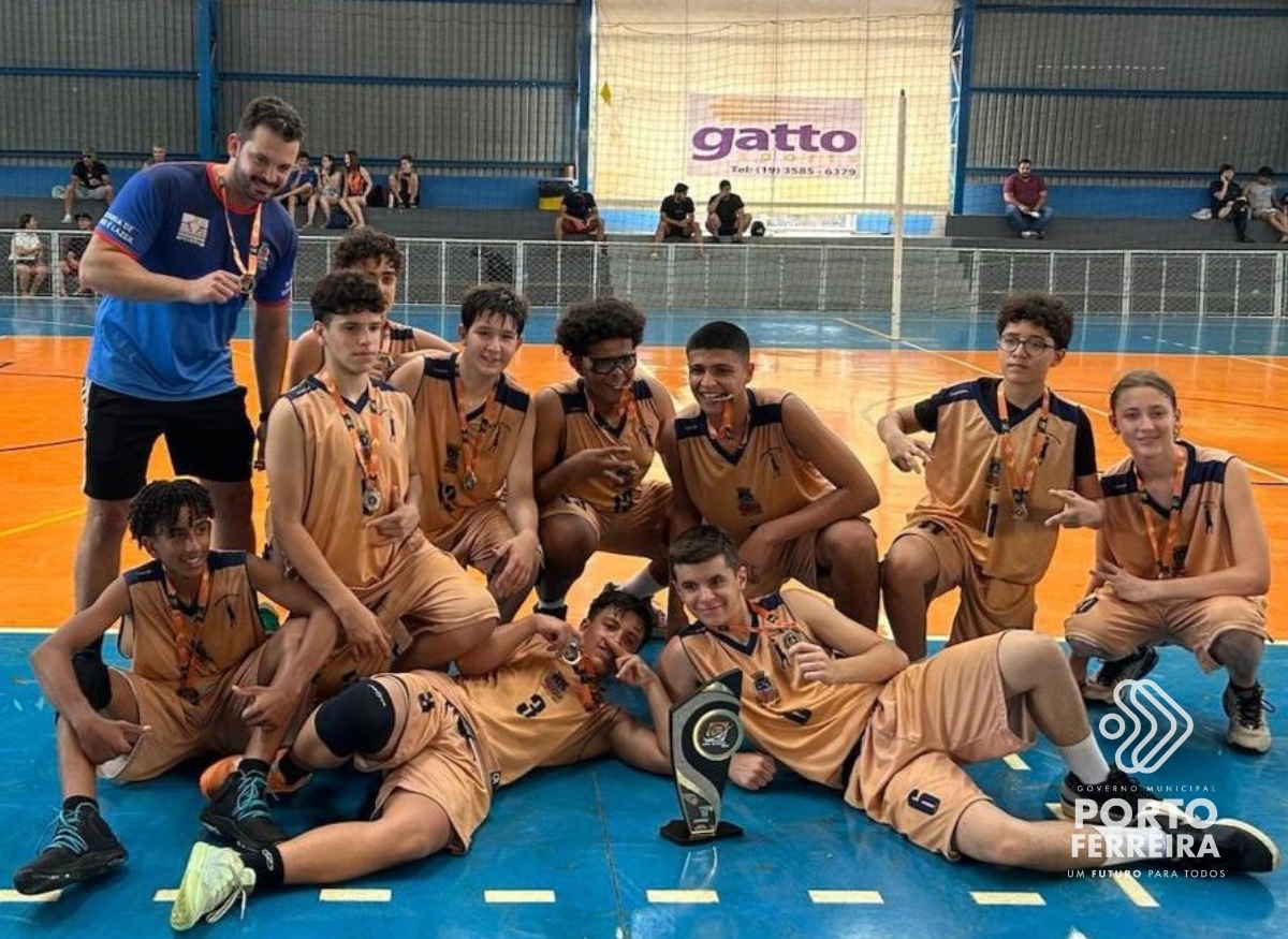 Porto Ferreira brilha na Copa Difusão de Basquete com equipes campeãs invictas